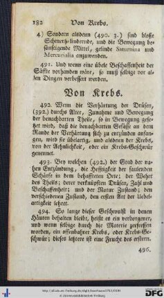 31. Von Krebs - 40. Vom Brechen im Fieber.