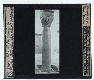 Mittelzell, Münster St. Maria und Markus (Reichenau-Mittelzell) : Sog. Witigowo-Säule