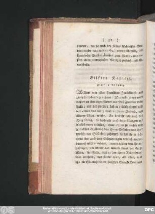 Eilftes Kapitel. Stoff zu Rührung.