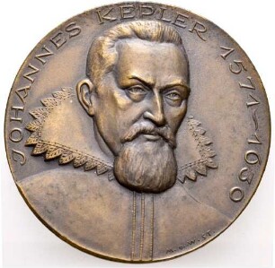 Medaille auf Johannes Kepler aus dem Jahr 1930