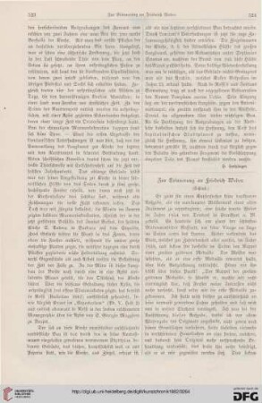 Zur Erinnerung an Friedrich Weber, [2]