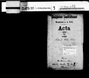 Verkauf alter Akten