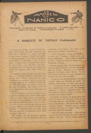 Os amores de Nanico : Romance histórico