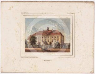 Ansicht von Schloss Wättrisch