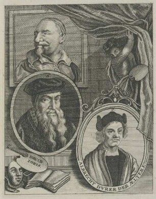 Bildnisse des Albrecht Dürer, des David Joris und eines Unbekannten