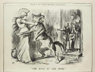 "The wolf at the door"