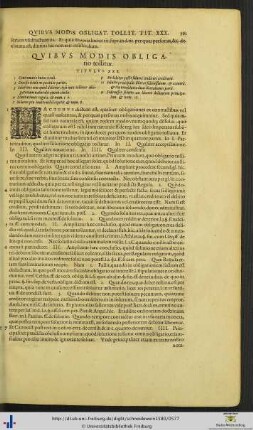 Titulus XXX. Quibus modis obligatio tollitur.