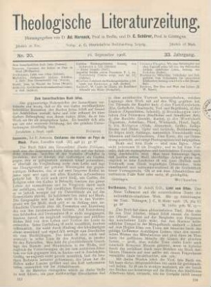 554-557 [Rezension] Deißmann, Adolf, Licht vom Osten. Das Neue Testament und die neuentdeckten Texte der hellenistisch-römischen Welt