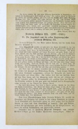 Friedrich Wilhelm III. (1797-1840)