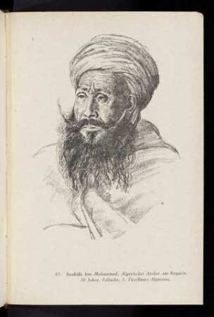 83. Boabida ben Mohammed, Algerischer Araber