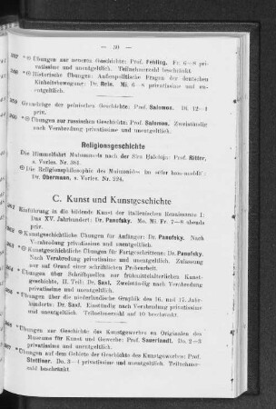 C. Kunst und Kunstgeschichte