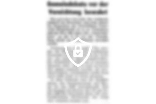 Gemeindekate vor der Vernichtung bewahrt
