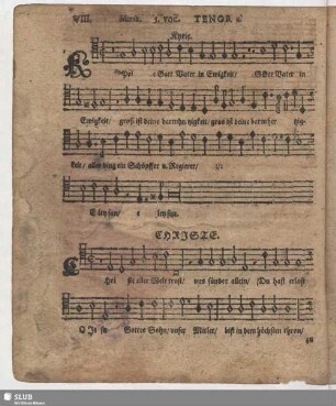 VIII. Kyrie Gott Vater in Ewigkeit
