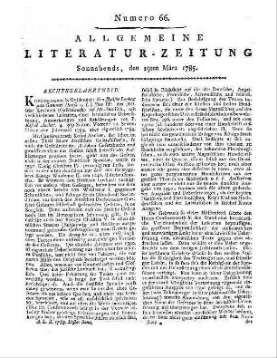 Materialien zur Statistik der Dänischen Staaten. Bd. 1. Aus Urkunden und beglaubten Nachrichten, nebst einer characteristischen Uebersicht der Dänischen Litteratur. [Hrsg. v. A. Hennings]. Flensburg, Leipzig: Korte 1784