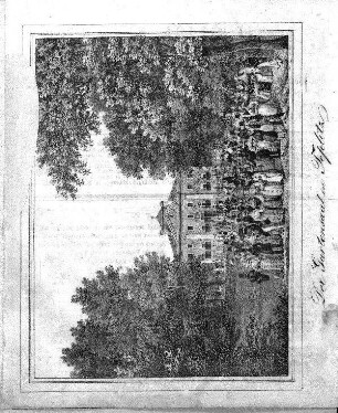Der Gartensaal in Teplitz