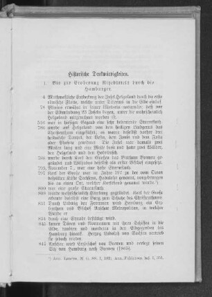 Historische Denkwürdigkeiten.