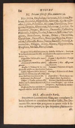 XC. Priami filii & filiae, numero 54.