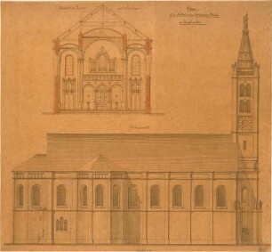Voit, August von; Zweibrücken; Kath. Kirche - Orgelempore (Ansichten)