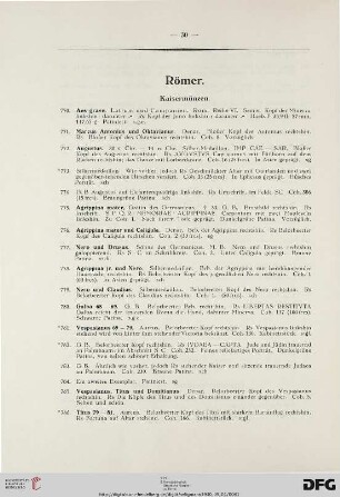 Kaisermünzen (Nr. 770-802)