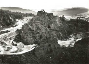 Westerzgebirge. Binge von Geyer. Blick über das Geyerbachtal nach Südost