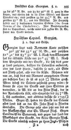 Zwölftes Capitel - Georgien