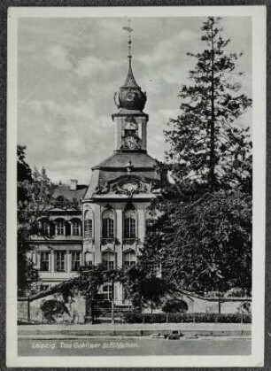Leipzig. Das Gohliser Schlößchen.