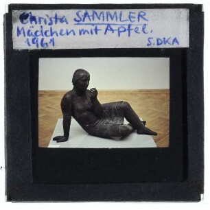 Sammler, Mädchen mit Apfel
