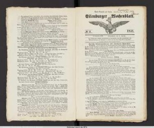 Zensurangelegenheiten. Lokalzensur Eilenburg, Magistrat Eilenburg. "Eilenburger Wochenblatt"