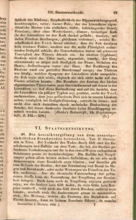 VI. Staatsarzneikunde.