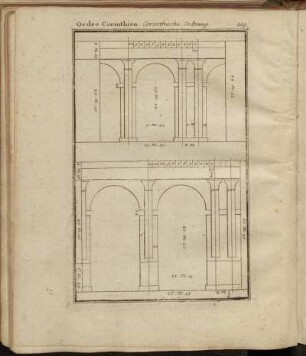 Ordre Corinthien. Corinthische Ordnung. Figur 109. - 117.