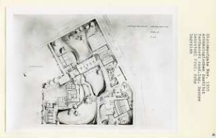 Archäologisches Zentralinstitut, Berlin-Tiergarten (Diplomarbeit bei Karl Wilhelm Ochs): Grundriss Erdgeschoss 1:200