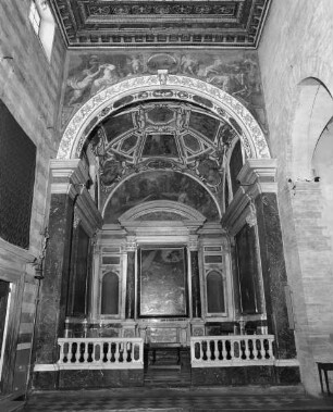 Cappella Inghirami — Gewölbe — Szenen aus dem Leben des heiligen Paulus und dessen Tugenden — Personifikation der Unschuld