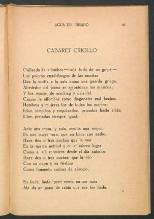 Cabaret Criollo
