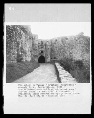 Festung Königstein — Äußeres Rondell