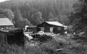 Hermsdorf/Erzgeb.-Seyde. Herklotzmühle auf Rehefeld zu