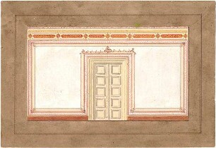 Riedel, Eduard; Innenräume - Wandabwicklung