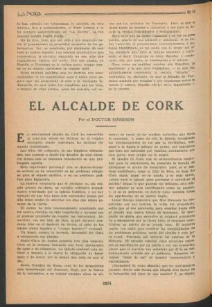 El alcalde de Cork
