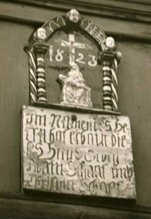 Hausinschrift 1823