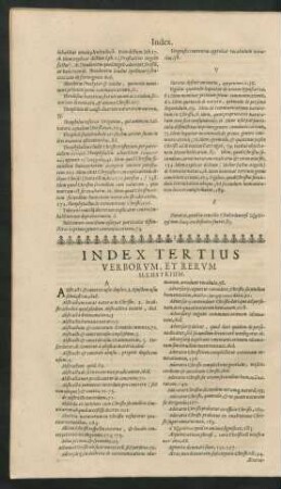 Index Tertius Verborum