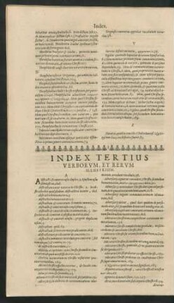 Index Tertius Verborum