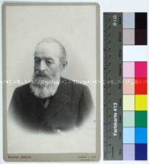 Porträt des A. Augustin in Lauban/Schlesien, befreundet mit dem Unternehmer Paul March