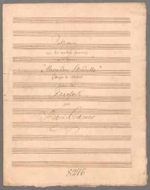 Alessandro Stradella, Auswahl, arrangiert, Klavier - BSB Mus.Schott.Ha 8562-2