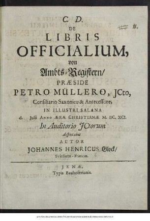 De Libris Officialium