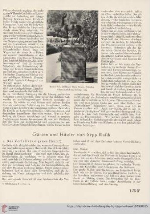 Gärten und Häufer von Sepp Rasch
