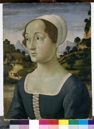 Brustbild einer etwa fünfundzwanzigjährigen Frau, Folio 00102