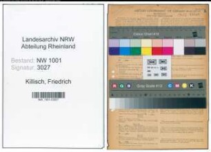 Entnazifizierung Friedrich Killisch, geb. 02.06.1911 (Prediger)