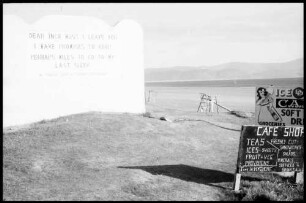 Inch: Spruch an der Wand des Strandhauses