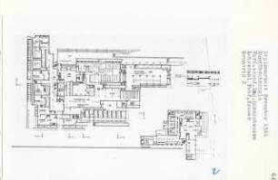 Kunsthochschule, Berlin-Charlottenburg (Diplomarbeit bei Willy Kreuer): Grundriss - 1.70 bis + 1.70, 1:200