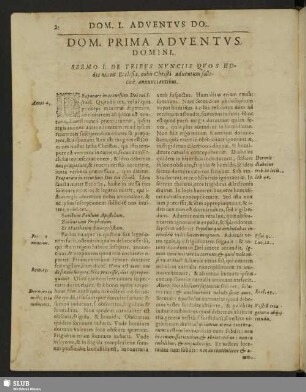 Dom. Prima Adventus Domini