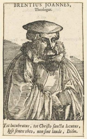 Bildnis des Joannes Brentius